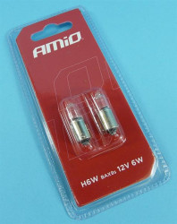 BAX-9S 12V/6,0W 2szt ŻARÓWKA BAGNET.