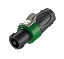 Złącze kolumnowe Speakon - ROXTONE zielone