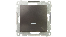 Simon 54 Łącznik Schodowy Z Podświetleniem Antracyt Dw6al.01/48