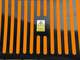 Osłona sygnalizacyjna zabezpieczająca z opaskami pomarańczowo-czarna PK11 PK04954