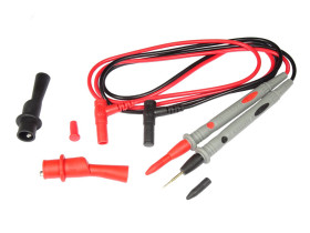 Przewody pomiarowe na szpilki ze złączami typu krokodyl