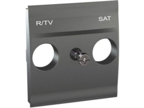 UNICA CLASS Płytka centralna TV-R/SAT grafit MGU9.441.12 SCHNEIDER ELECTRIC