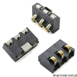 8801A07 Batery Connector 3 Pin SMD LUMBERG
