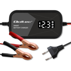 Ładowarka prostownik do akumulatorów AGM/GEL/EFB/WET/SLA 12V 2A Qoltec