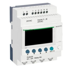 Zelio Logic 6WE_D/4WY_P 24VAC RTC/LCD SR3B101B