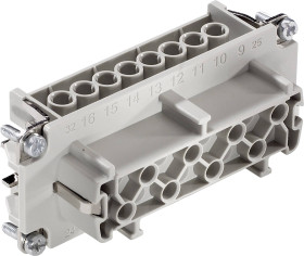 Wkładka złącza żeńskiego EPIC® H-BVE 6 10240110 LAPP Łączna ilość styków 6 + 2 + PE 5 szt.