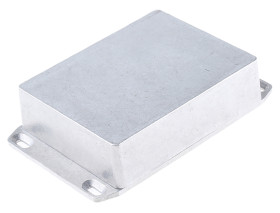 Obudowa Aluminium odlewane szerokość zew. 93,5 mm długość zew. 118,5 mm wys. zew. 30 mm Hammond IP54 Naturalny