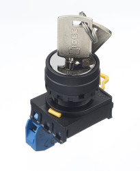 Wyłącznik kluczykowy IP65, SPST 2-Way, -20 → +55°C