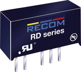 Przetwornica DC/DC, do PCB RECOM 24 V/DC 15 V/DC, -15 V/DC 66 mA 2 W Ilość wyjść: 2 x