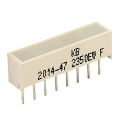 Bargraf LED Kingbright KB-2350EW KB-2350EW 4 x czerwony (D x S x W) 20.04 x 4.86 x 6.1 mm