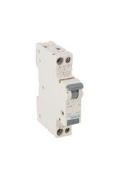 Wyłącznik różnicowoprądowy z członem nadprądowym RCBO, Typ C, 2-biegunowy, 2A, 195V A, 30mA, Siemens, 5SV1316 CE