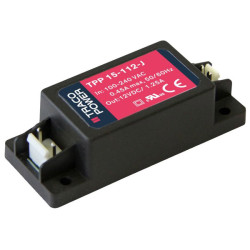 TracoPower TPP 15-112-J SMPSU 12V DC 1.25A 15W Compact Power Solution