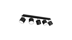 Lampa Sufitowa Dixie Black 5Xgx53 Mlp7603 Milagro