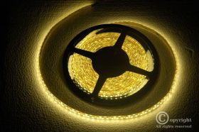 TAŚMA LED 3528 600LED/5m 12V BIAŁY CIEPŁY WODOODPORNA