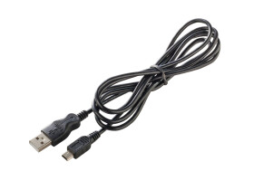 Kabel USB-A - miniUSB | CZARNY | 1,4m