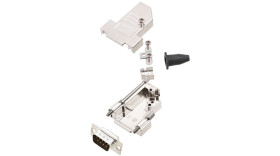 Osłona 9-pinowe D Sub Hoods do Dla kabla Encitech Connectors