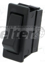 Przełącznik kołys. prostokątny ON-ON czarny