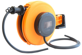 Bęben kablowy 8m 0 gniazda Szpula kablowa 10A 230 V