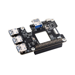 Rozszerzenie PCIe USB 3.2 dla Raspberry Pi 5 HUB PCIe na 4 x USB