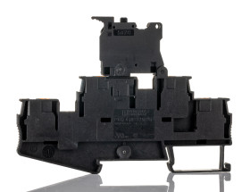 Kostka zaciskowa na szynie DIN Phoenix Contact poziomy: Podwójny 24 → 10AWGWciskane PTTB 4-HESI (5X20) 6.3A 500 V