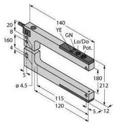 Fotokomórka Turck SLM180B6 3079218 1 szt.