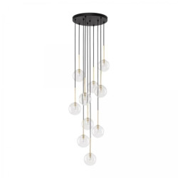 Lampa wisząca z transparentnymi, szklanymi kloszami NILOS 10xG9 5944 TK Lighting