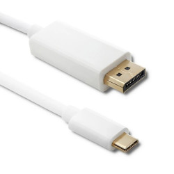 Qoltec DisplayPort Alternate mode USB 3.1 typ C męski DisplayPort męski 5K 2m