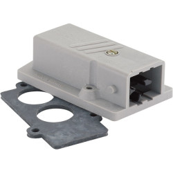 Hirschmann 932 512-106 STASAP 5 Surface Mounted Connector 5 &#x2B; PE Grey