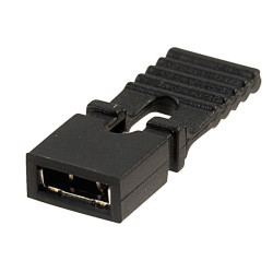TruConnect Black 2.54mm Pull Tab Jumper Link