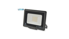 Naświetlacz Oprawa Led Mh 30W Czarny 6000K Zimna Biała 2400Lm