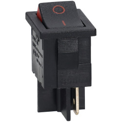 Bulgin H8500XBAAA SPST Non Illuminated Off-On Black Panel Mount Rocker Switch