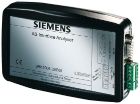 Analizator Siemens Analizator AS-I Testowanie sieci z interfejsem AS 3RK19043AB01 30 x 150 x 90 mm