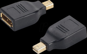 BS10-60001 Mini display port plug &lt; display port coupling