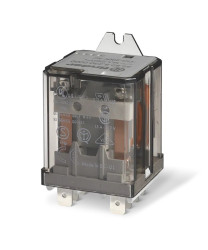 Przekaźnik mocy 230V ac DPDT Finder 2.2W, montaż kołnierzowy