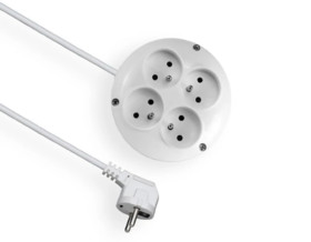 Przedłużacz okrągły 4-gniazda z/u 2m /OMY 3x1/ PSO-402