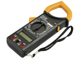 Cyfrowy multimetr do pomiarów max. 750VAC, 1000VDC, 1000A AC, 20kOm, Rozwarcie szczęk 50mm M-266
