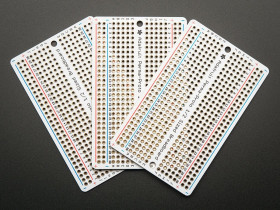 Adafruit Perma-Proto Half-sized Breadboard PCB - 3 Pack