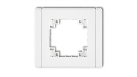 Kompletna Ramka Uniwersalna Pojedyncza Biały Fr-1