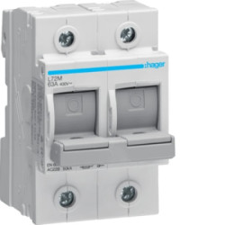 Rozłącznik bezpiecznikowy 2P 63A D02 L72M