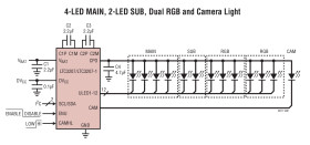 600mA Universal Multi-Output LED/CAM Driver