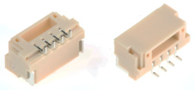Wtyk PCB 4-pinowe raster: 1.25mm JST Montaż powierzchniowy 1.0A 50.0 V.