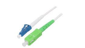 Sca-Lcu/Os2-030Wh Patch Cord Światłowodowy Os2 Lc/Upc,Sc/Apc 3M Lszh Biały