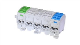 Blok Rozdzielczy-Odgałęźny Al/Cu Scb 35-5X (80250) Simblock Pięciobiegunowy...