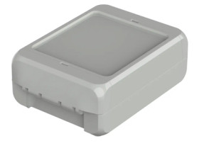 PC enclosure, (L x W x H) 113 x 80 x 40 mm, light gray (RAL 7035), IP66, 96012145