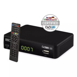Tuner TV naz. DVB-T2 EMOS EM190- S HD HEVC H265 /*MPP