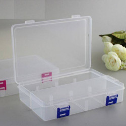 201x135x46mm Organizer 2 Compartments - Container for Small Items