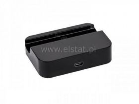 Ładowarka -stacja dokująca micro-USB czarna
