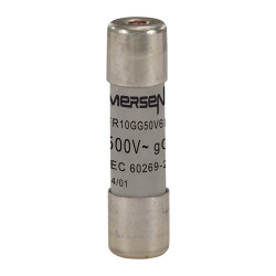 Bezpiecznik 6A 10 x 38 mm gG Ceramika 690V ac Mersen IEC 60269-1/2