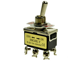 PRZEŁĄCZNIK DŹWIGNIOWY T-22BS-M1 (ON)-OFF