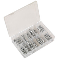 Sealey AB009GN Grease Nipple Assortment 130pc - Metric, BSP &amp; UNF